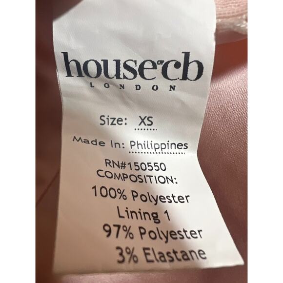 House of CB Stefania Soft Peach Corset Maxi Dress Size XS Extra Small - Picture 8 of 10